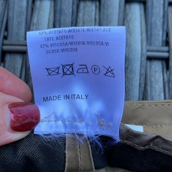 𝅺D. EXTERIOR Tan Satin Pants - Picture 14 of 16